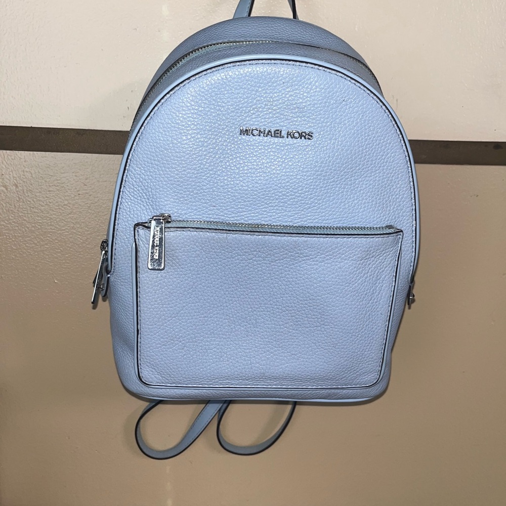Michael Kors Sky Blue Backpack